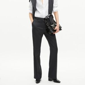 NWT THE KOOPLES wool vestiaire carry over black satin stripe trouser pants